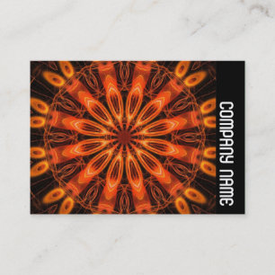 Cartão De Visita Banda lateral - Kaliediscope Laranja 02