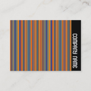 Cartão De Visita Banda lateral - Linhas coloridas 03