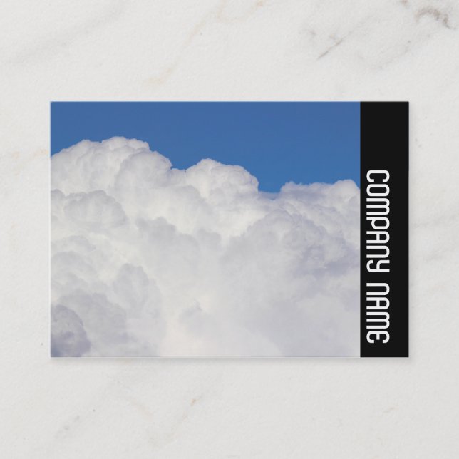 Cartão De Visita Banda lateral - Nuvens Cumulus (Frente)