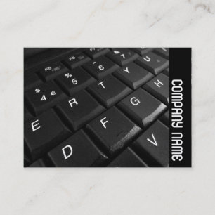Cartão De Visita Banda lateral - Teclado do notebook