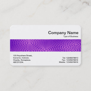 Cartão De Visita Banda Média - Chuva Elétrica - Roxo