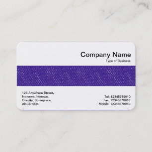Cartão De Visita Banda média - Denim roxo