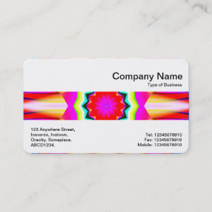 Cartão De Visita Banda Média - Kaliedoscópico 04