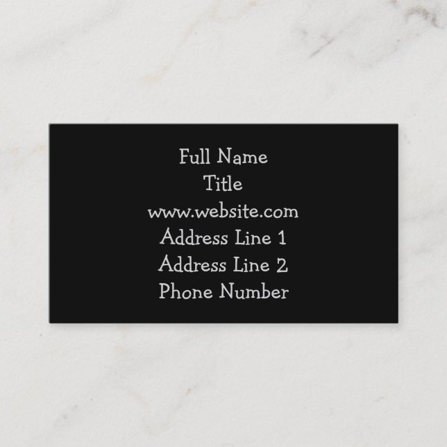 Cartão De Visita  Bandeira Americana Vintage (Frente)