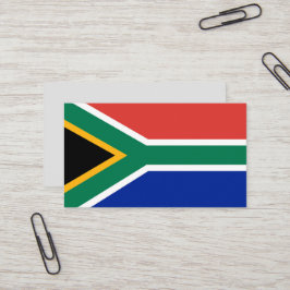 Cartão De Visita Bandeira da África do Sul