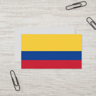 Cartão De Visita bandeira da Colômbia