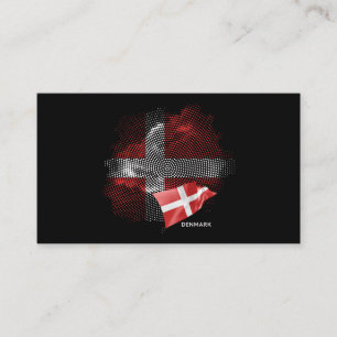 Cartão De Visita bandeira da Dinamarca
