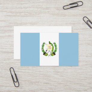 Cartão De Visita Bandeira da Guatemala