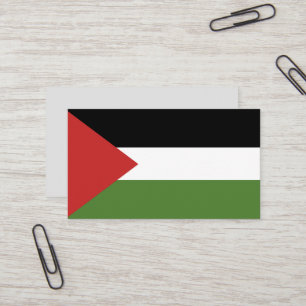 Cartão De Visita bandeira da Palestina