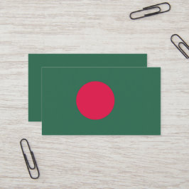Cartão De Visita bandeira de Bangladesh