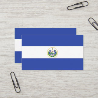 Cartão De Visita Bandeira de El Salvador