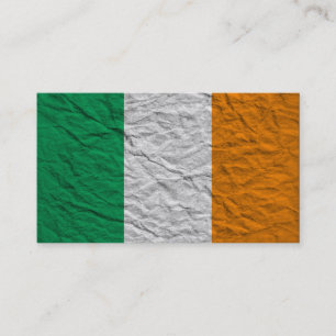 Cartão De Visita bandeira de ireland