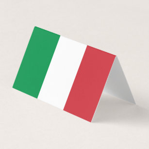 Cartão De Visita Bandeira de Italia