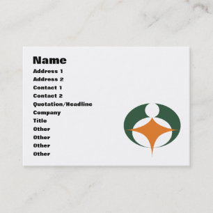 Cartão De Visita Bandeira de Koga, Shiga, Japão