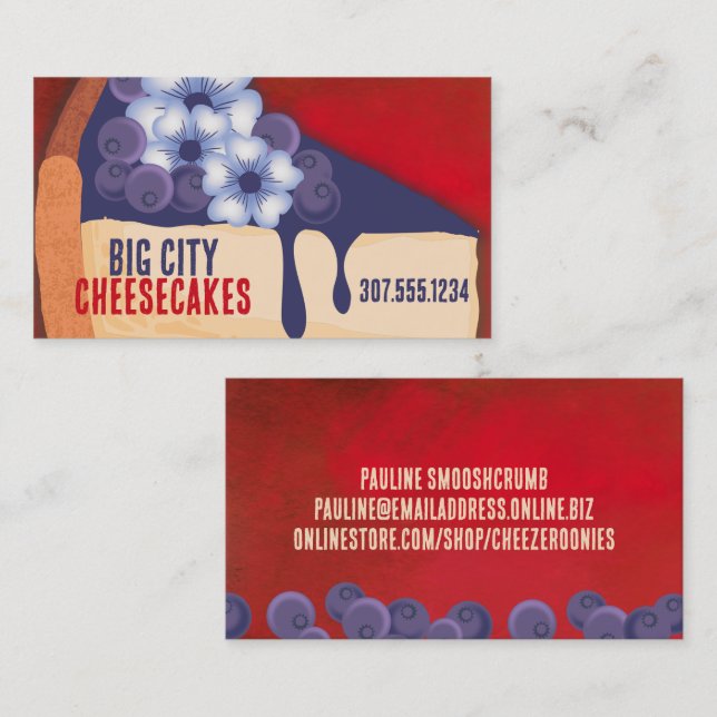 Cartão De Visita Bandeira de panificação de panificação de panifica (Frente/Verso)