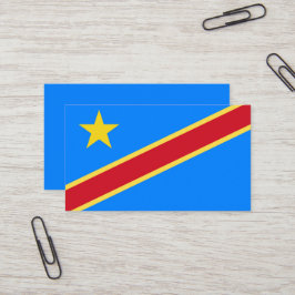 Cartão De Visita Bandeira do Congo