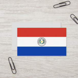 Cartão De Visita bandeira do Paraguai