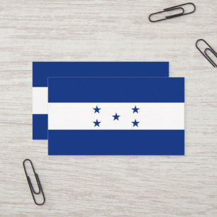 Cartão De Visita bandeira Honduras