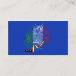 Cartão De Visita bandeira italiana