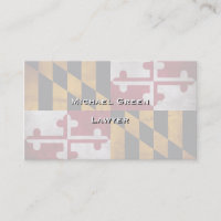Bandeira resistida do estado de Maryland do