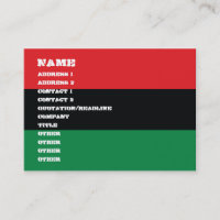 Bandeira vermelha, preta e verde