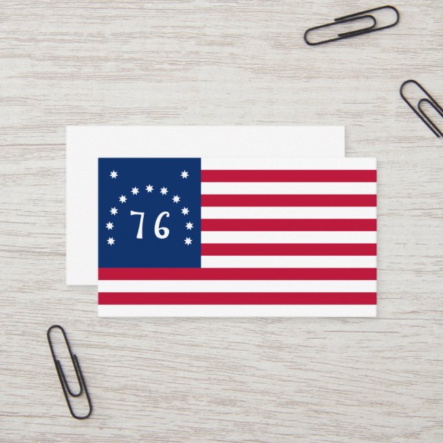 Cartão De Visita Banner de Bennington: A bandeira da batalha americ (Frente/Verso In Situ)