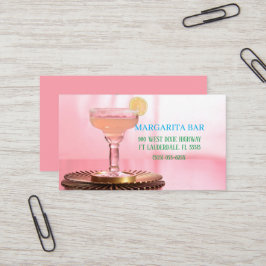 Cartão De Visita Bar e Lounge Pink Margarita