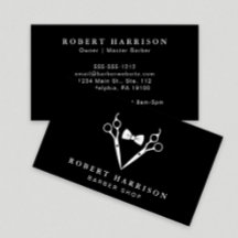 Barbearia Barbeiro Profissional Preto