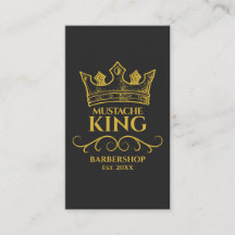Barbearia do Rei Mustache da Coroa Dourada