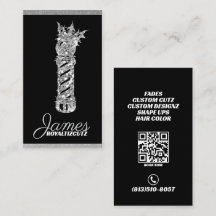 Barbearia Logotipo Coroa Profissional