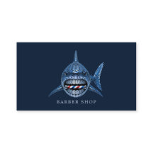Barbearia Profissional Minimalista Steel Shark