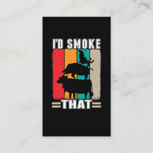 Cartão De Visita Barbecue De churrasco Com Fio De Galinha De Porco