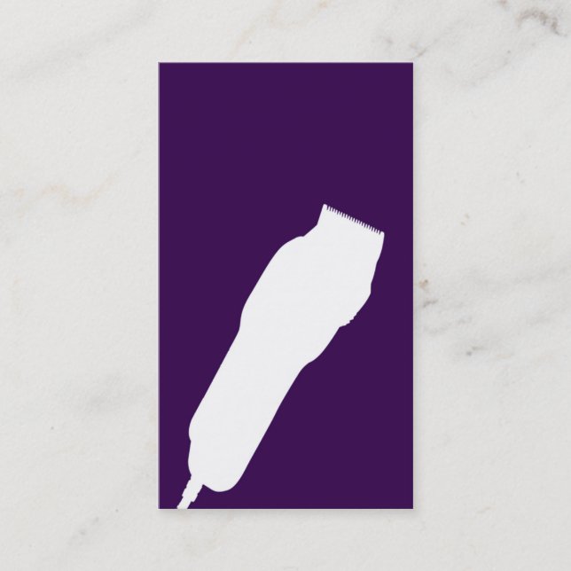 Cartão De Visita Barbeiro das tesouras/cartão de visita do (Frente)