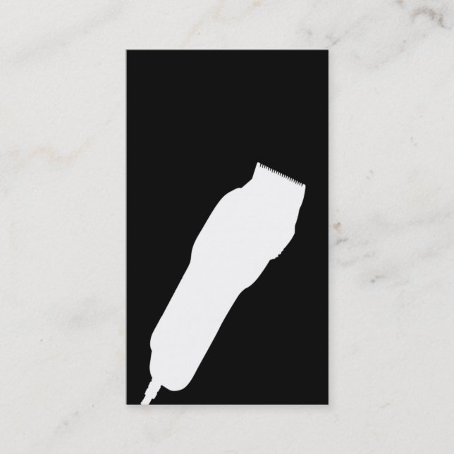 Cartão De Visita Barbeiro das tesouras/cartão de visita do (Frente)