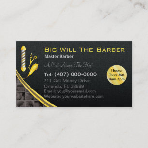 Cartão De Visita Barbeiro (pólo customizável, tosquiadeiras do