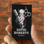 Cartão De Visita Barber - Barbearia Profissional de Stylist de Cabe<br><div class="desc">Barber Compra Cartões de visitas de Barbearia com Stylist Professional.</div>