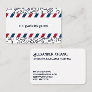 Cartão De Visita Barber Barbershop