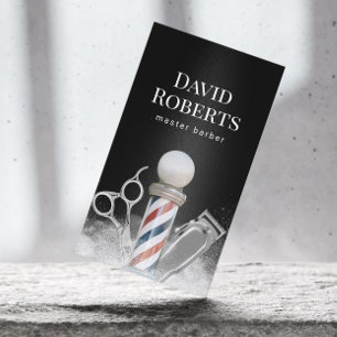 Cartão De Visita Barber Compro Mestre Barber - Barbearia Profission