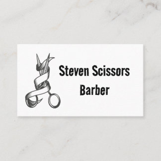 Cartão De Visita Barber Hair