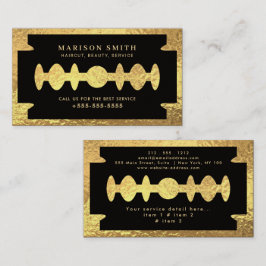 Cartão De Visita Barber Shop Hair