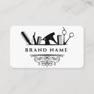 Cartão De Visita Barbershop Corta Agitações Barras