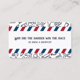 Cartão De Visita Barbershop Hair Stylist Barber Hairdresser