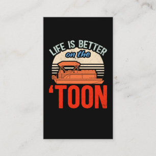 Cartão De Visita Barco do Capitão Barco Pontoon