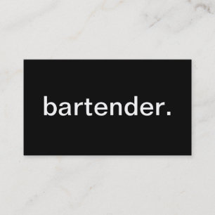 Cartão De Visita Barman