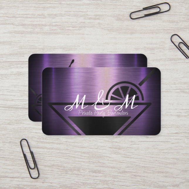 Cartão De Visita Barman De Parceiro Privado Para Seu Evento Especia (Frente/Verso In Situ)