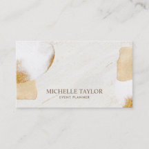 Barramento minimalista de assinatura de ouro branc