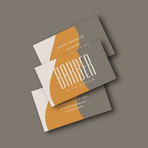 Cartão De Visita Barramento Profissional - Tons da Terra Russo