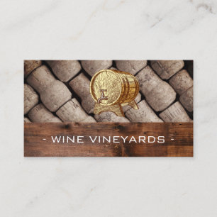 Cartão De Visita Barril de Madeira  Serviços de restauração  Má