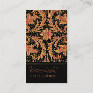 Cartão de visita barroco de Viveca Londres