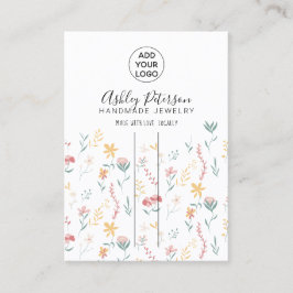Cartão De Visita Barrrette de clipe de cabelo de joias florais edit